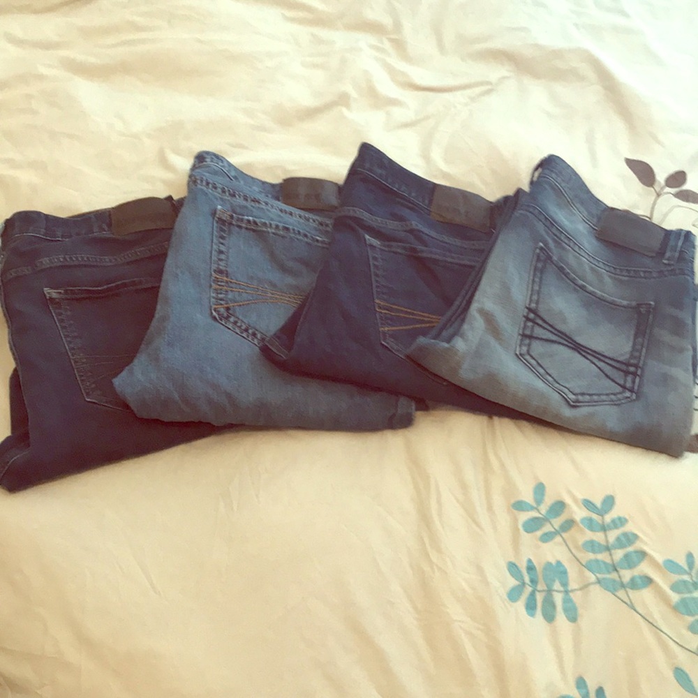 Lot of 4 men’s express jeans